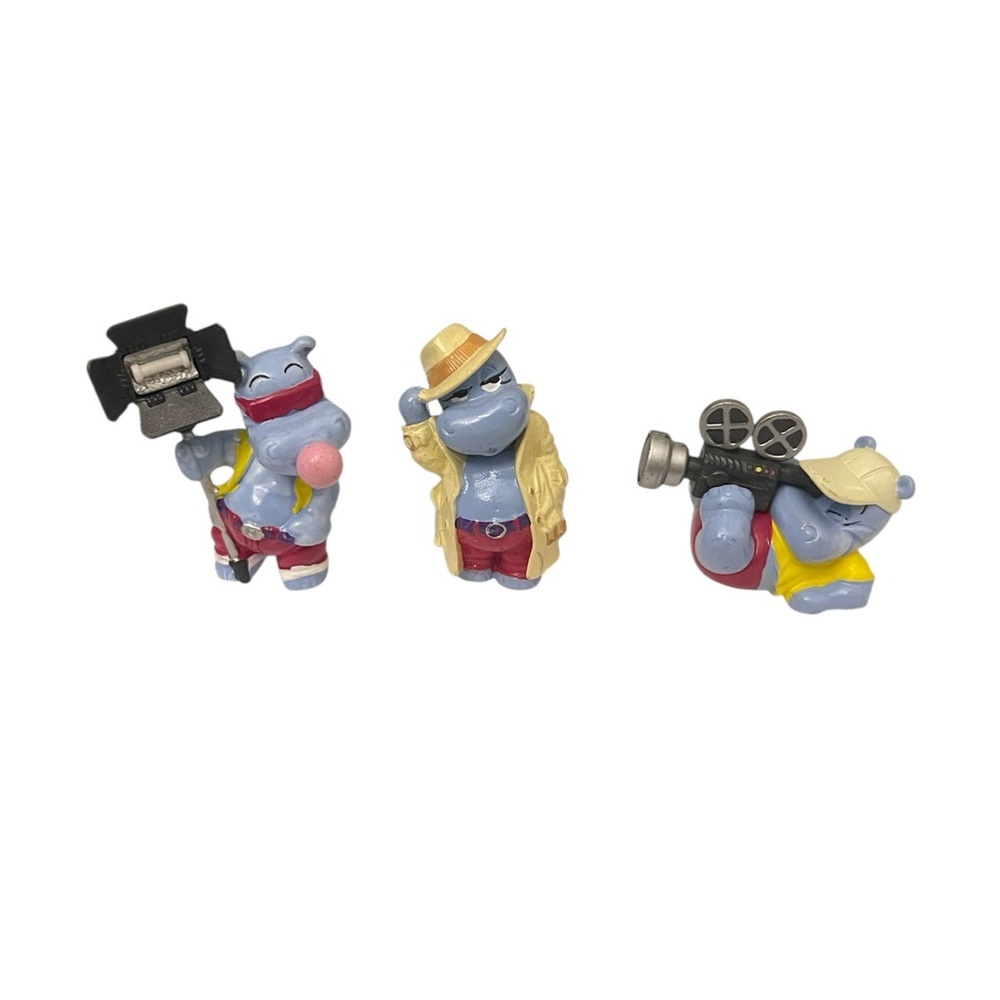 KINDER SURPRISE SET happy hippos (3) HOLLYWOOD STARS 1997